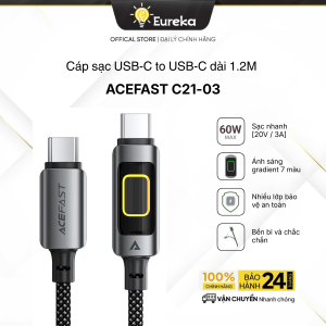 Cáp sạc & truyền dữ liệu ACEFAST C21-03 USB-C to USB-C 60W