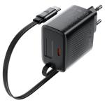 Củ sạc GaN A110 PD30W (2 cổng USB-C) - cáp rút