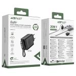 Củ sạc GaN A110 PD30W (2 cổng USB-C) - cáp rút