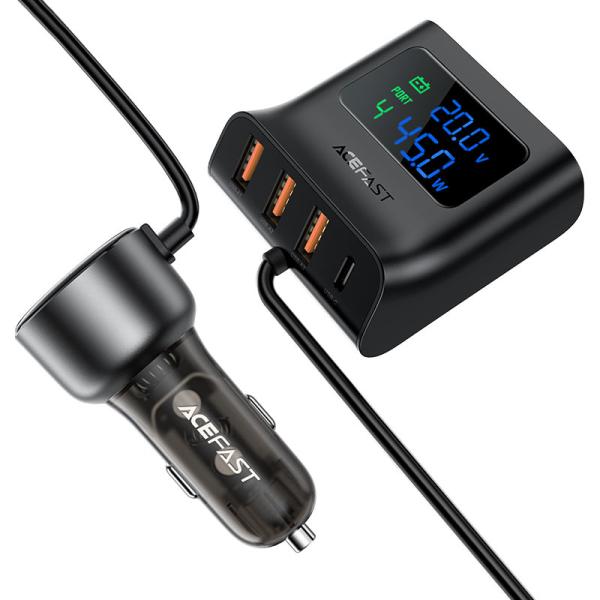 Tẩu sạc oto 138W Acefast B11