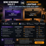BenQ ScreenBar Halo 2 vs HyperWork Lightbar LB01: Đâu là đèn màn hình đáng mua hơn?