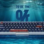 LOFREE 1% "Nature" Transparent Keyboard - Ocean