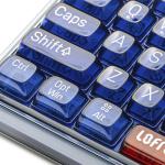 LOFREE 1% "Nature" Transparent Keyboard - Ocean