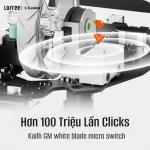 Lofree Hypace Siêu Nhẹ 47g, Khung Hợp Kim Magie, Dual 8K Polling, Kết Nối 3 Chế Độ