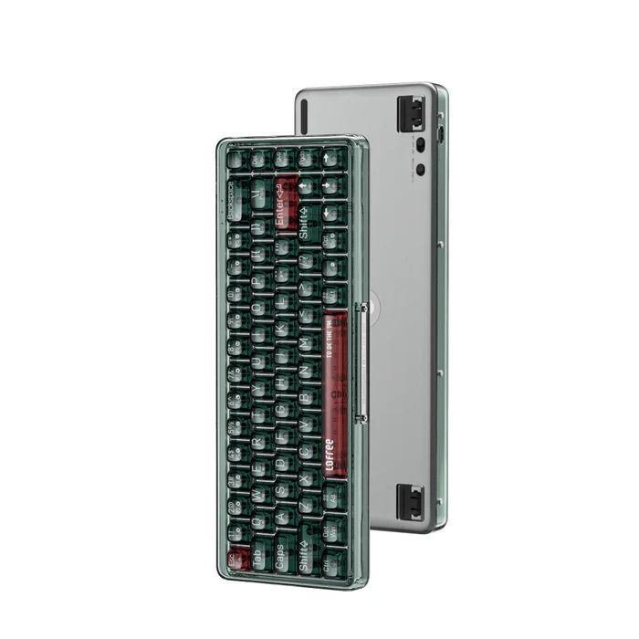 LOFREE 1% "Nature" Transparent Keyboard - Oasis