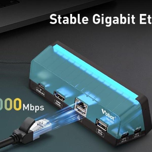 Vobot Mini Dock - Hub Laptop Docking Station Bộ chuyển đổi đa cổng